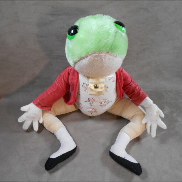 Beatrix Potter's Mr. Jeremy Fisher Frog 18" Plush Eden Toys Vintage 1970s - Picture 2 of 10